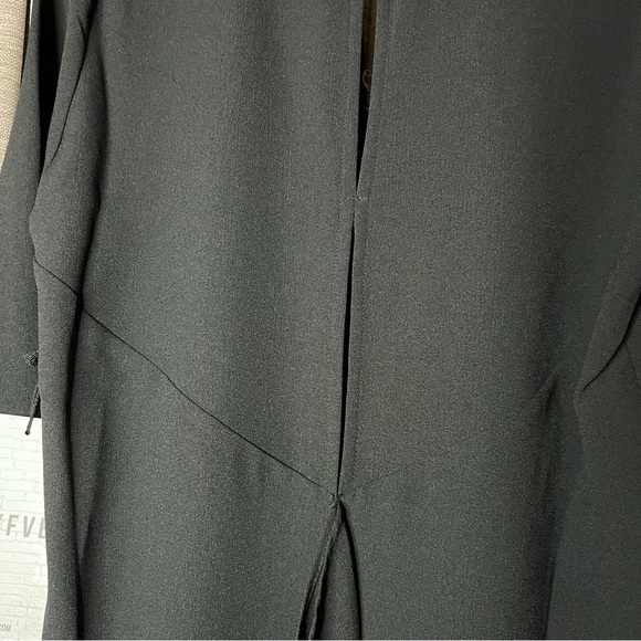 NWT Hyfve Black Long Sleeve Ruffle Back Tunic Blouse Size Medium - Picture 15 of 16